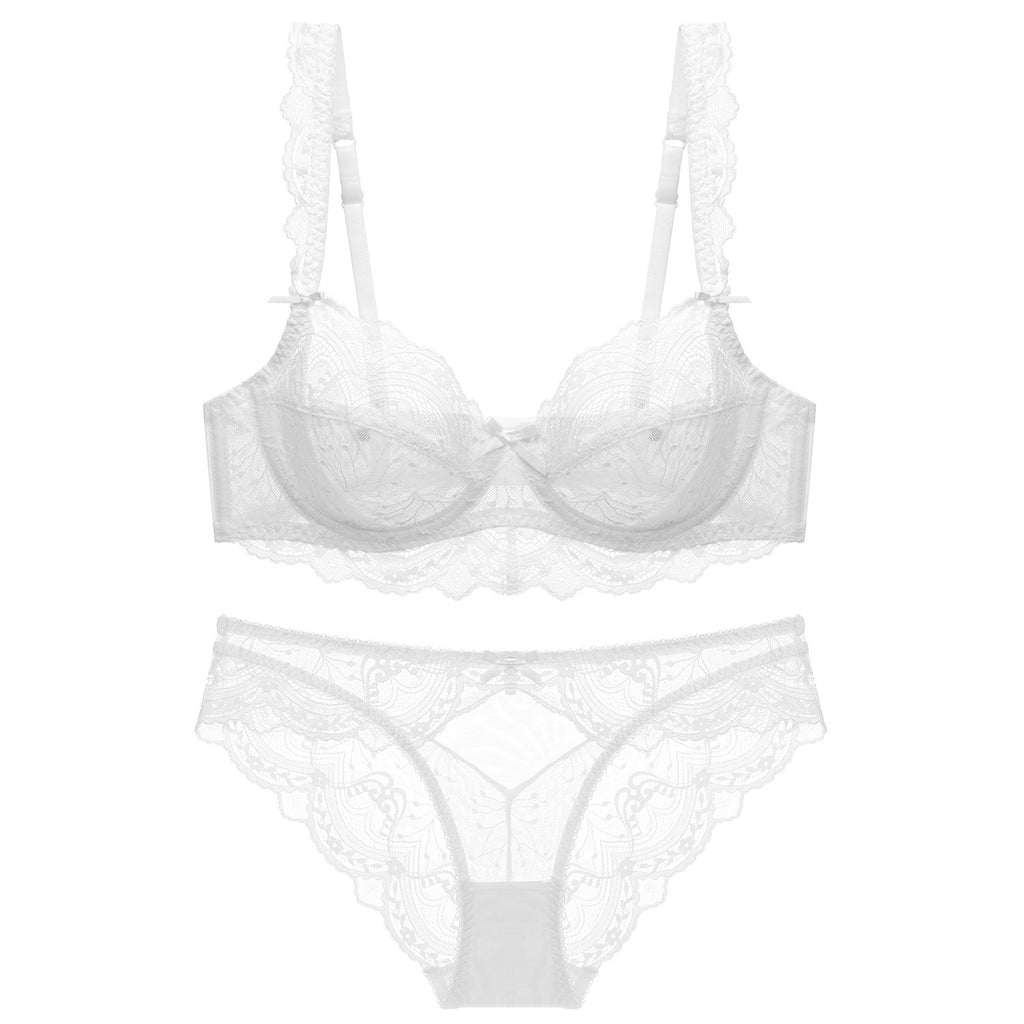 Sexy Transparent Small Lace Bra set for Women